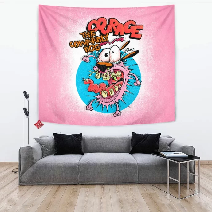 Courage the Cowardly Dog Tapestry