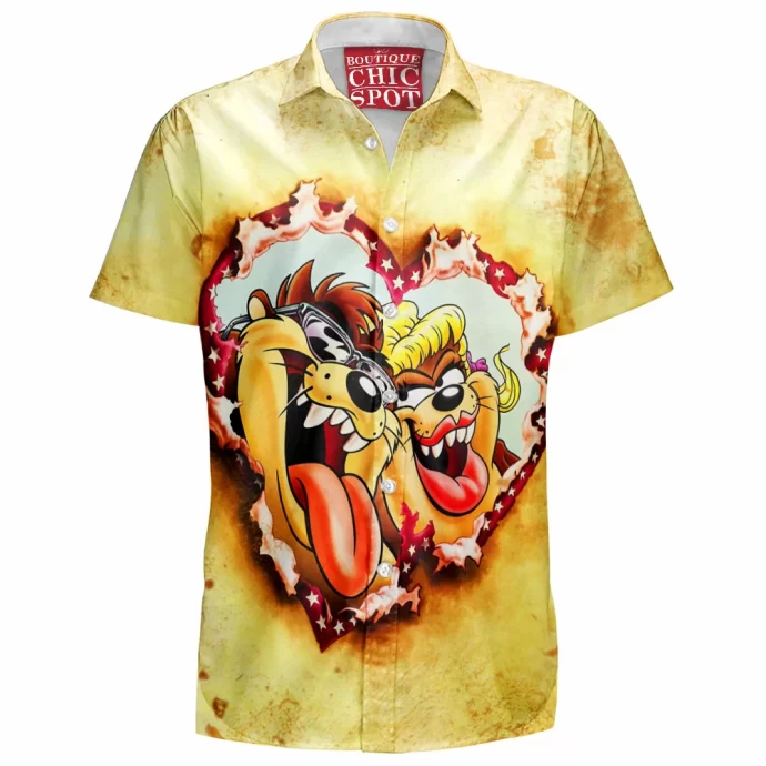 Taz Cartoon, Animation Hawaiian Shirt