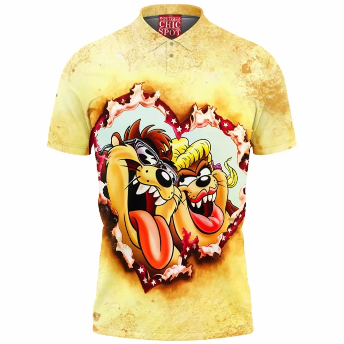 Taz Cartoon, Animation Polo Shirt