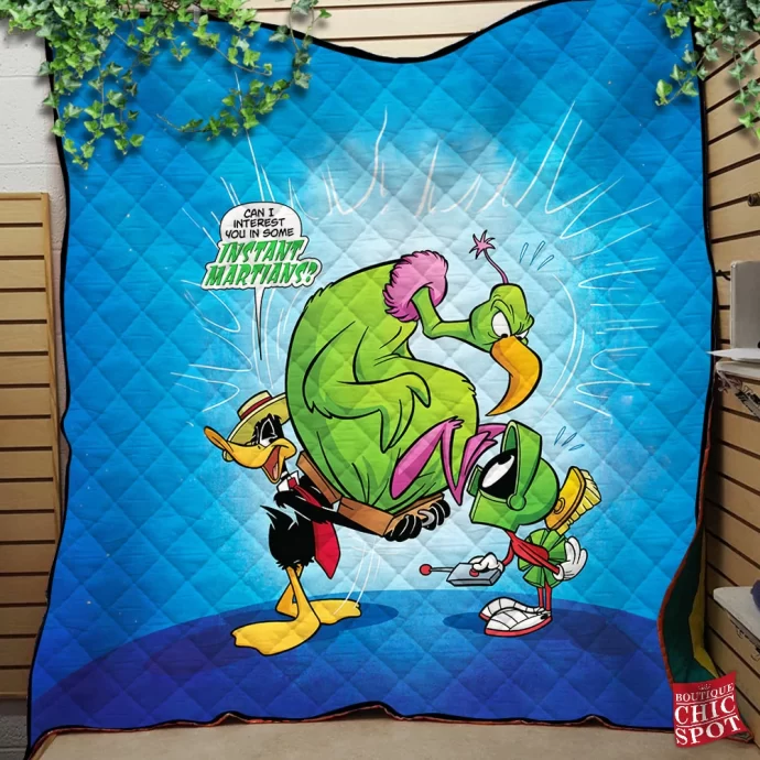 Marvin the Martian Quilt Blanket