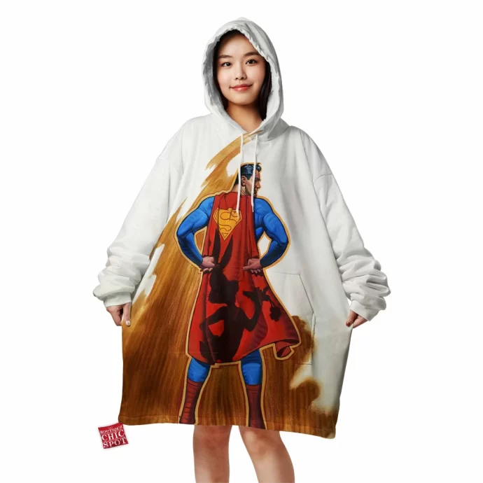 Superman x Bugs Bunny Blanket Hoodie