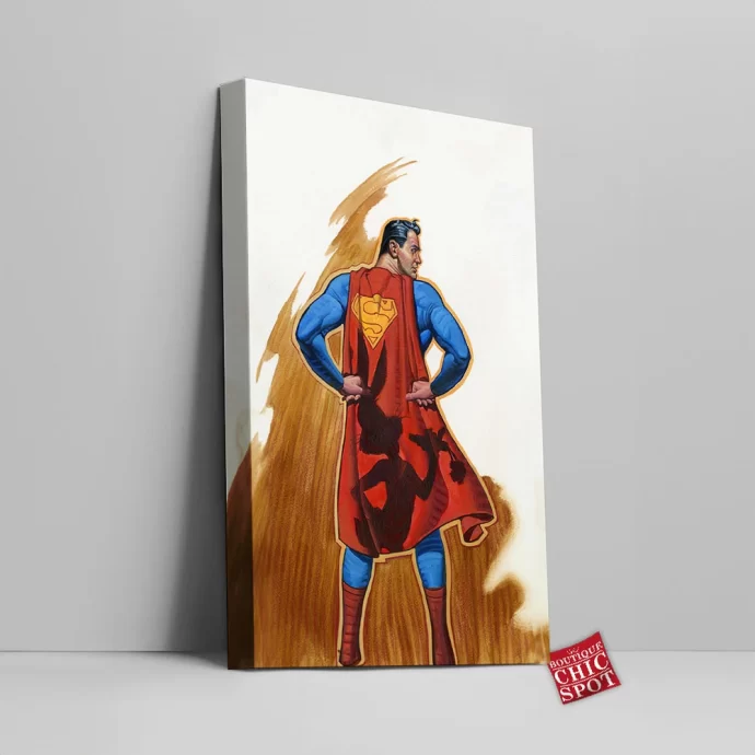 Superman x Bugs Bunny Canvas Wall Art