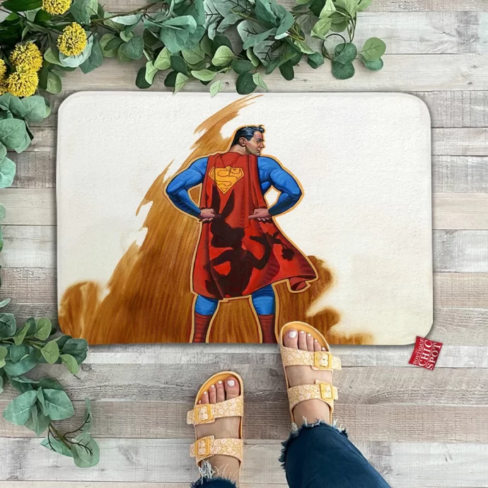 Superman x Bugs Bunny Doormat