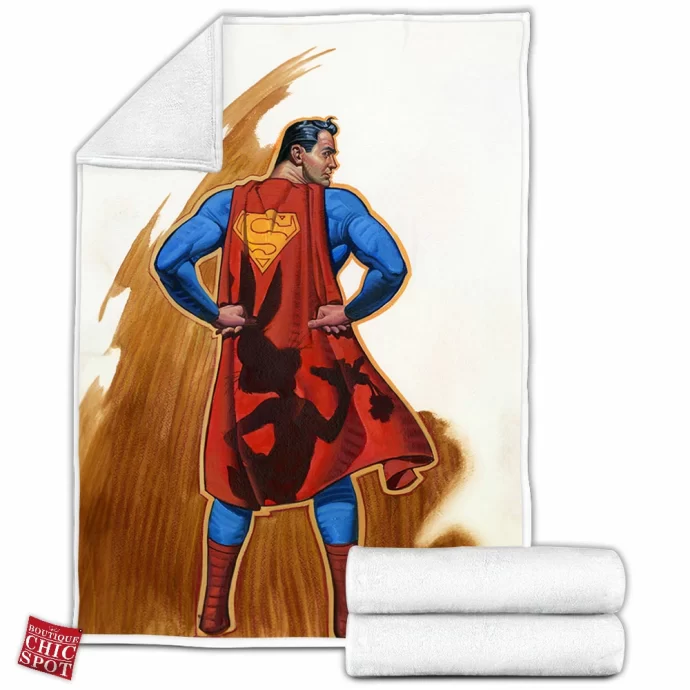 Superman x Bugs Bunny Fleece Blanket