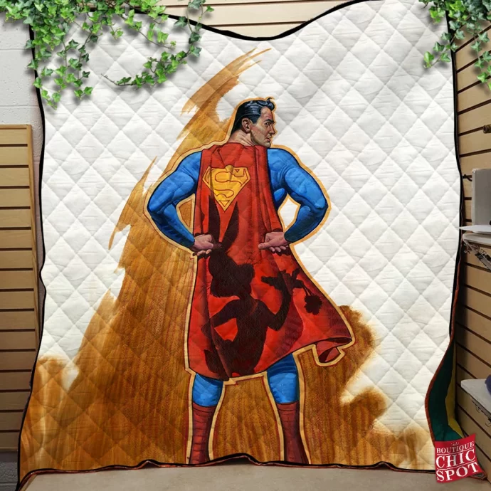 Superman x Bugs Bunny Quilt Blanket