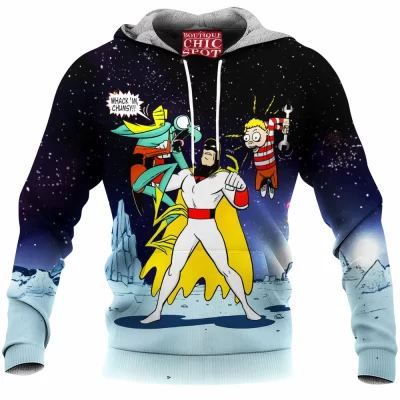 Comic Fleece-Hoodie, Space Ghost Fleece-Hoodie