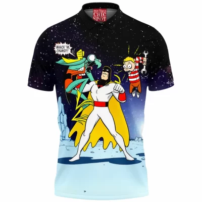Comic Polo Shirt, Space Ghost Polo Shirt