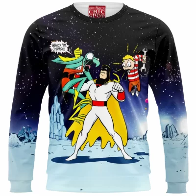 Comic Zip Sweatshirt, Space Ghost Zip Sweatshirt