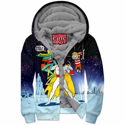 Comic Zip-Fleece-Hoodie, Space Ghost Zip-Fleece-Hoodie