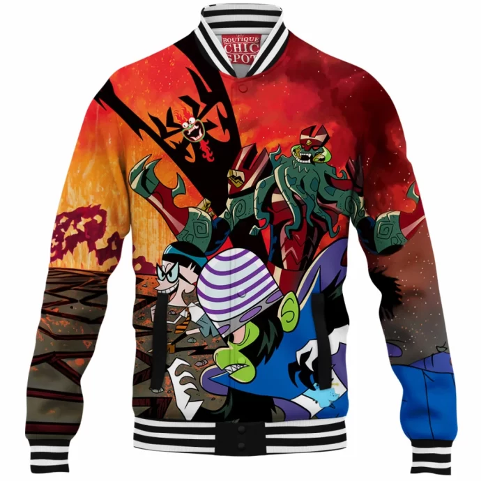 Cartoon, Animation Villains Baseball Jacket