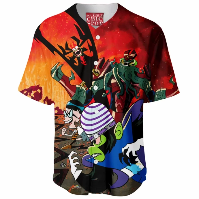 Cartoon, Animation Villains Baseball Jersey