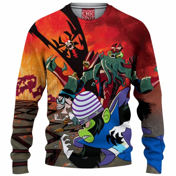 Cartoon, Animation Villains Knitted Sweater