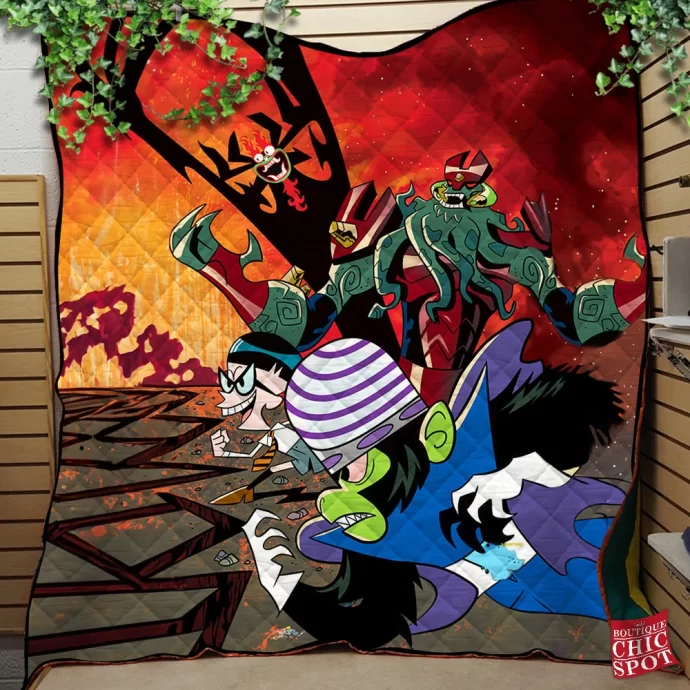 Cartoon, Animation Villains Quilt Blanket