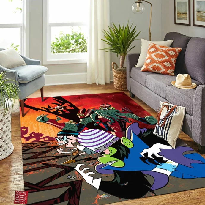 Cartoon, Animation Villains Rectangle Rug