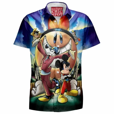 Animation Hawaiian-Shirt, Mickey Mouse Hawaiian-Shirt, Disney Hawaiian-Shirt