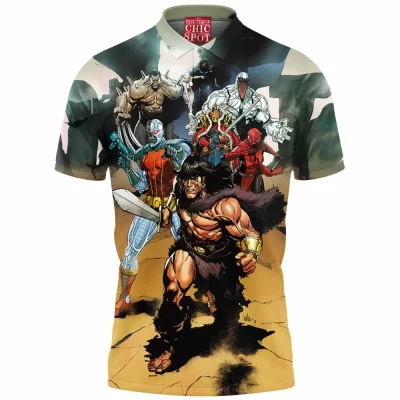 Avengers Polo Shirt, Comic Polo Shirt