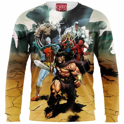 Comic Sweatshirt, Superhero Sweatshirt
