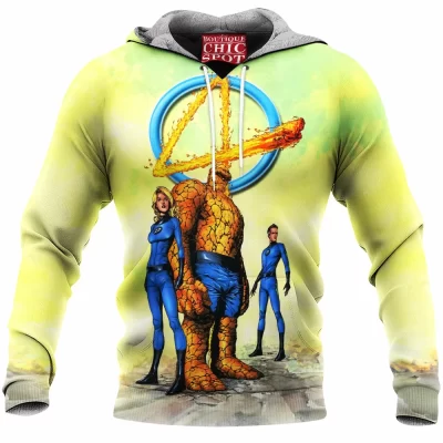Comic Fleece-Hoodie, Fantastic Four Fleece-Hoodie