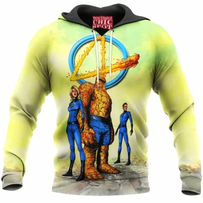 Comic Hoodie, Fantastic Four Hoodie