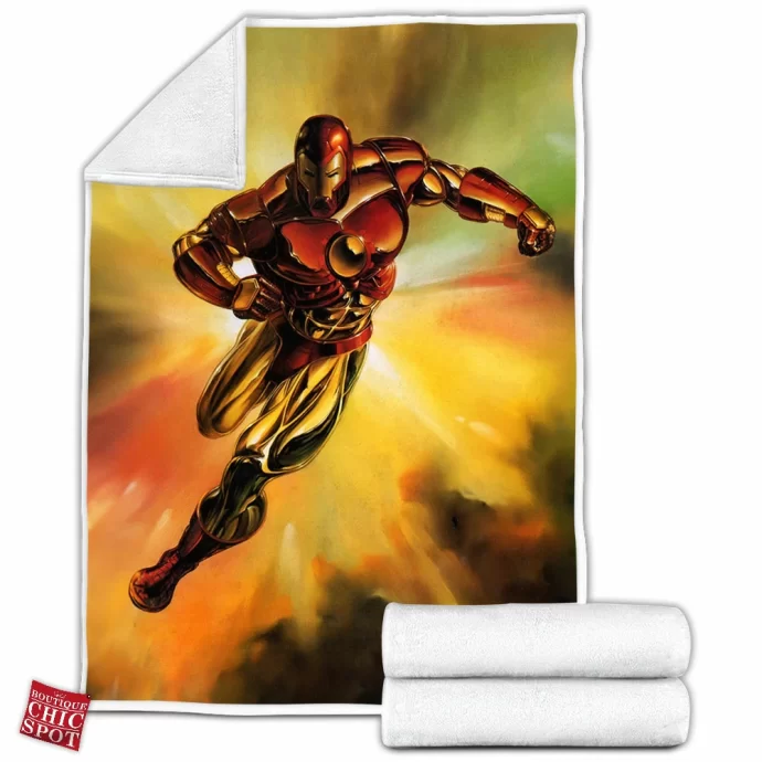 Iron Man Fleece Blanket