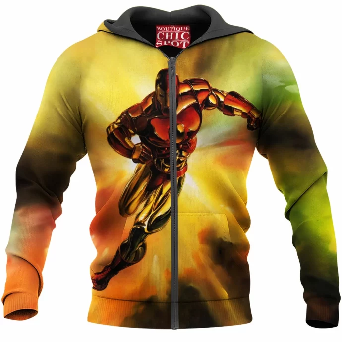 Iron Man Zip Hoodie