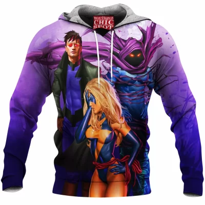Comic Fleece-Hoodie, Ms Marvel Fleece-Hoodie, Sleepwalker Fleece-Hoodie