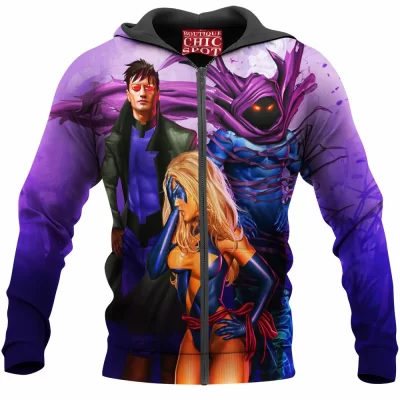 Comic Zip-Hoodie, Ms Marvel Zip-Hoodie, Sleepwalker Zip-Hoodie