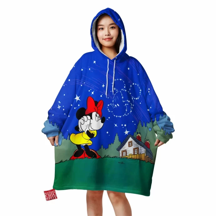 Minnie Mouse Blanket Hoodie