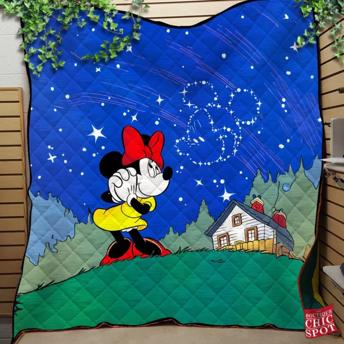 Minnie Mouse Quilt Blanket