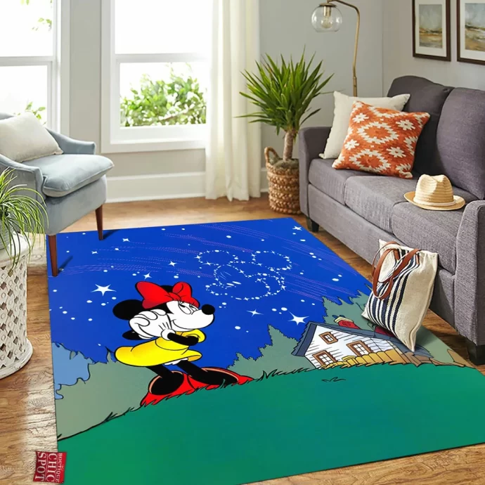 Minnie Mouse Rectangle Rug