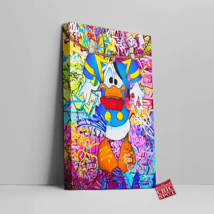 Donald Duck Canvas Wall Art