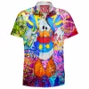 Animation Hawaiian-Shirt, Donald Duck Hawaiian-Shirt, Disney Hawaiian-Shirt