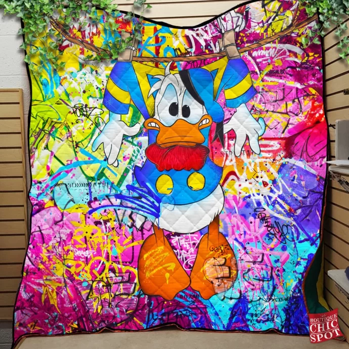 Donald Duck Quilt Blanket