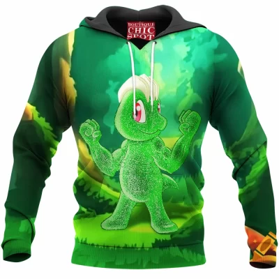 Anime Hoodie, Machop Hoodie, Pokemon Hoodie