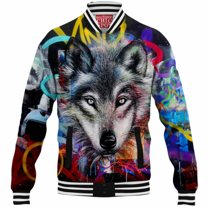 Wolf Baseball Jacket