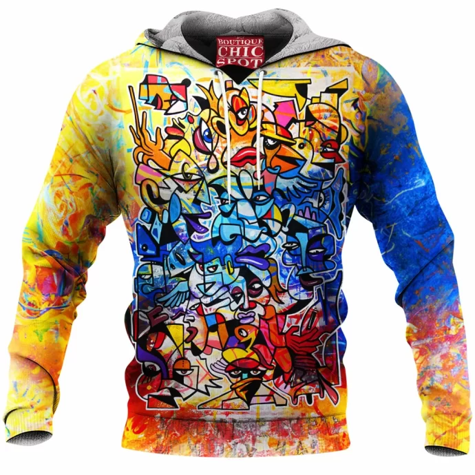 Cartoon, Animation Fleece Hoodie