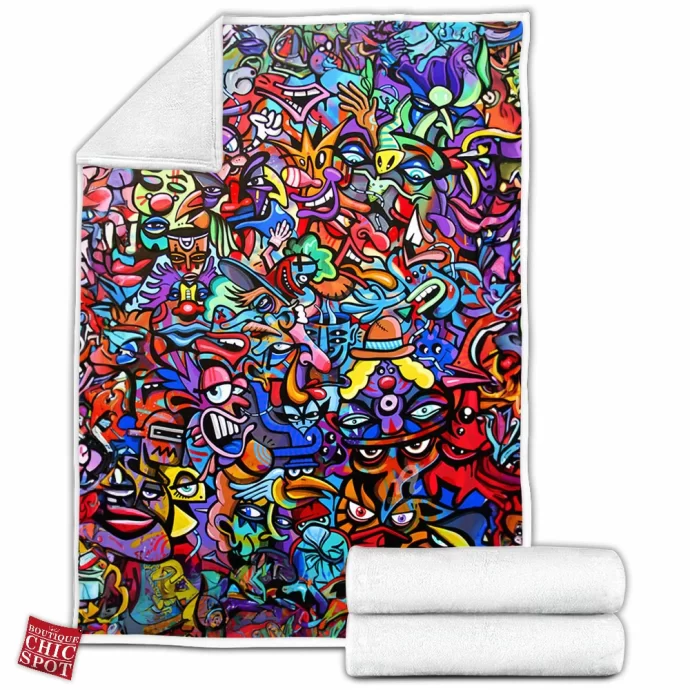 Cartoon, Animation Fleece Blanket