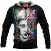 Leopard Fleece-Hoodie
