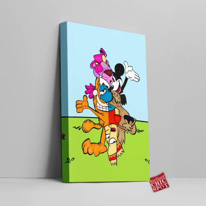 Cartoon, Animation Characters Canvas Wall Art