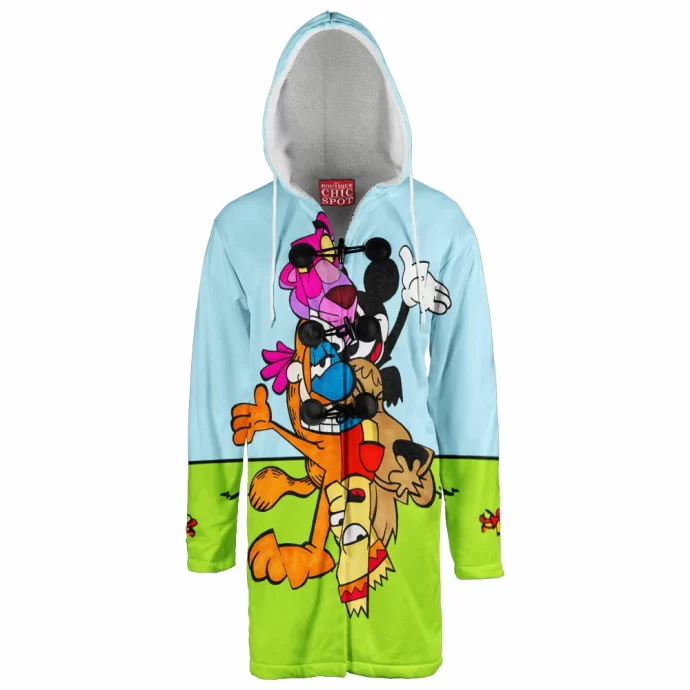 Cartoon, Animation Characters Hooded Cloak Coat