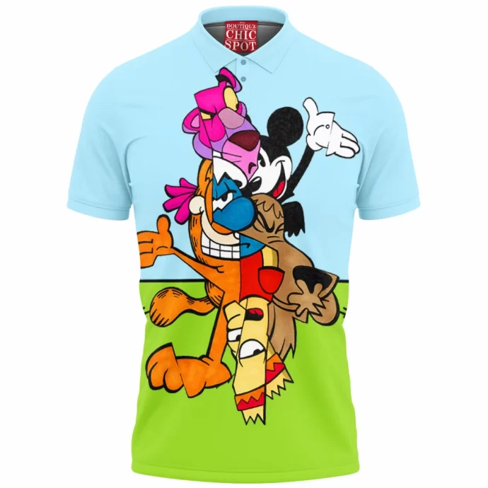 Cartoon, Animation Characters Polo Shirt