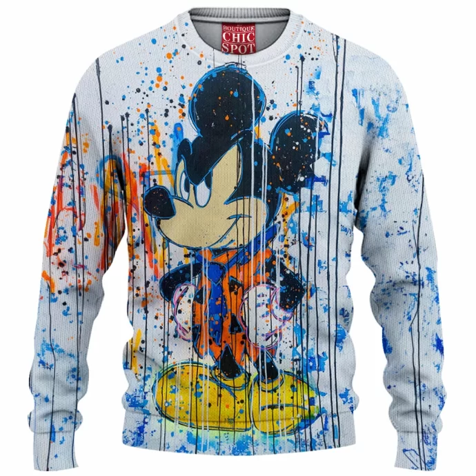 Mickey Mouse Knitted Sweater