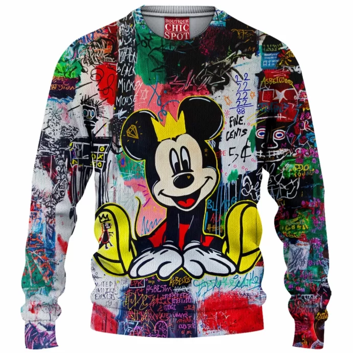 Mickey Mouse Knitted Sweater