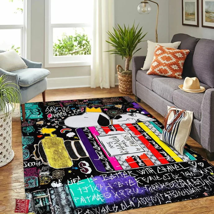 Snoopy Rectangle Rug