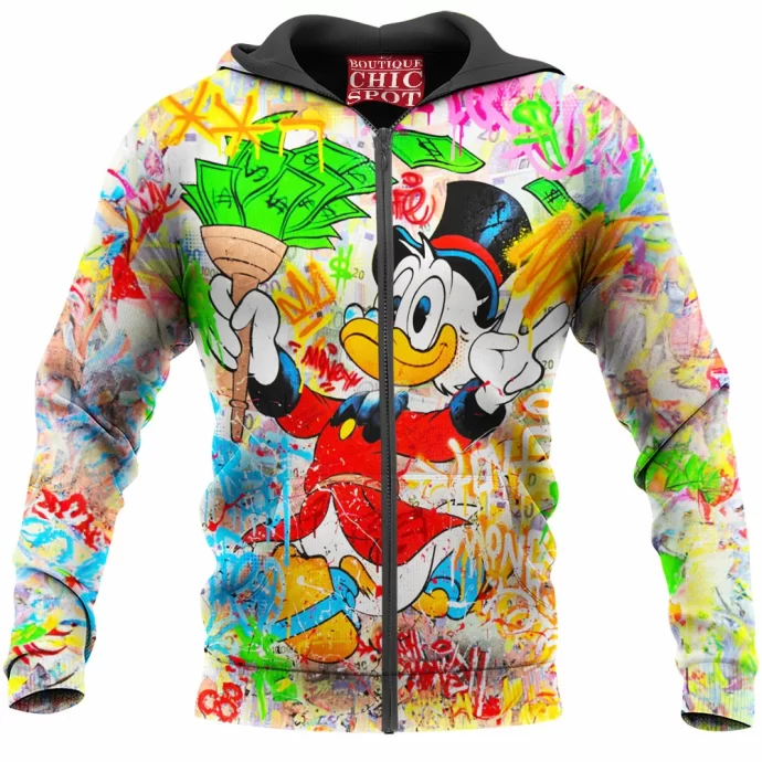 Scrooge McDuck Zip Hoodie