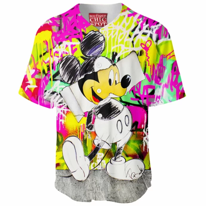 Mickey Mouse Baseball Jersey