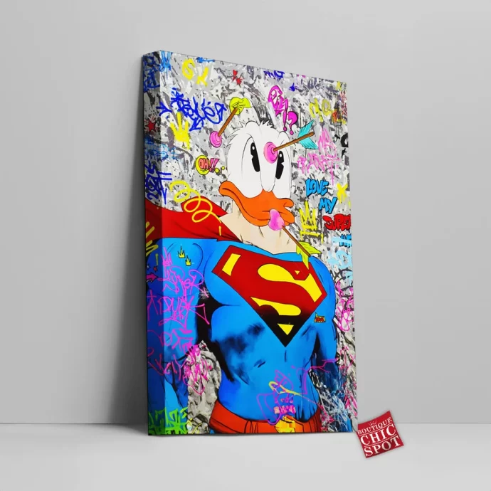 Donald Duck Canvas Wall Art