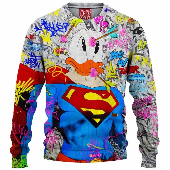 Donald Duck Knitted Sweater