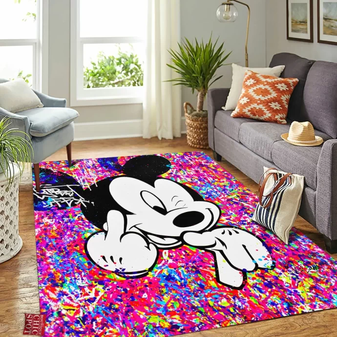 Mickey Mouse Rectangle Rug