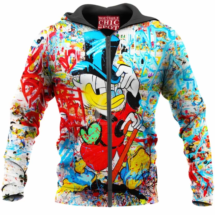 Scrooge McDuck Zip Hoodie